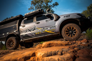 Team 4x4 Ventures Ford off-road truck action still photo