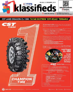 Print graphic featuring the CST Land Dragon for Malaysia