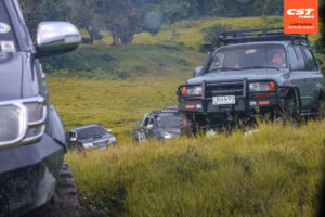 Team 4x4 Malaysia off-road vehicles in action.