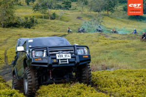 Team 4x4 Malaysia off-road vehicles in action.