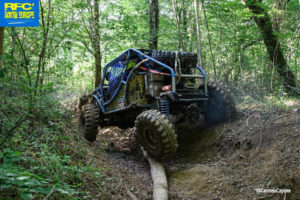 CST-SPONSORED RED TEAM of Italy with Action shot of their 4x4 Vehicle