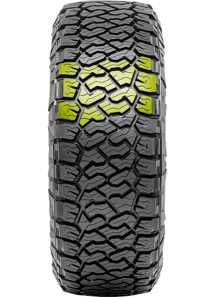 SAHARA AT318 Tire Tread pattern design section highlighted view