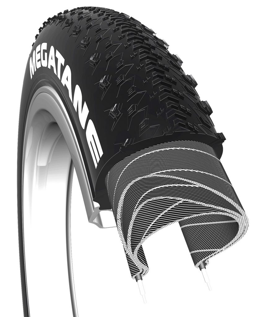 Black CST Tires C1040N Megabite Type 26" Wire MTB Tire Bundle