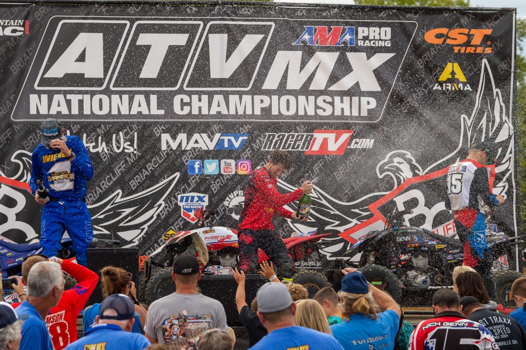 Hetrick Finishes ATV MX Season with a Win at Briarcliff
