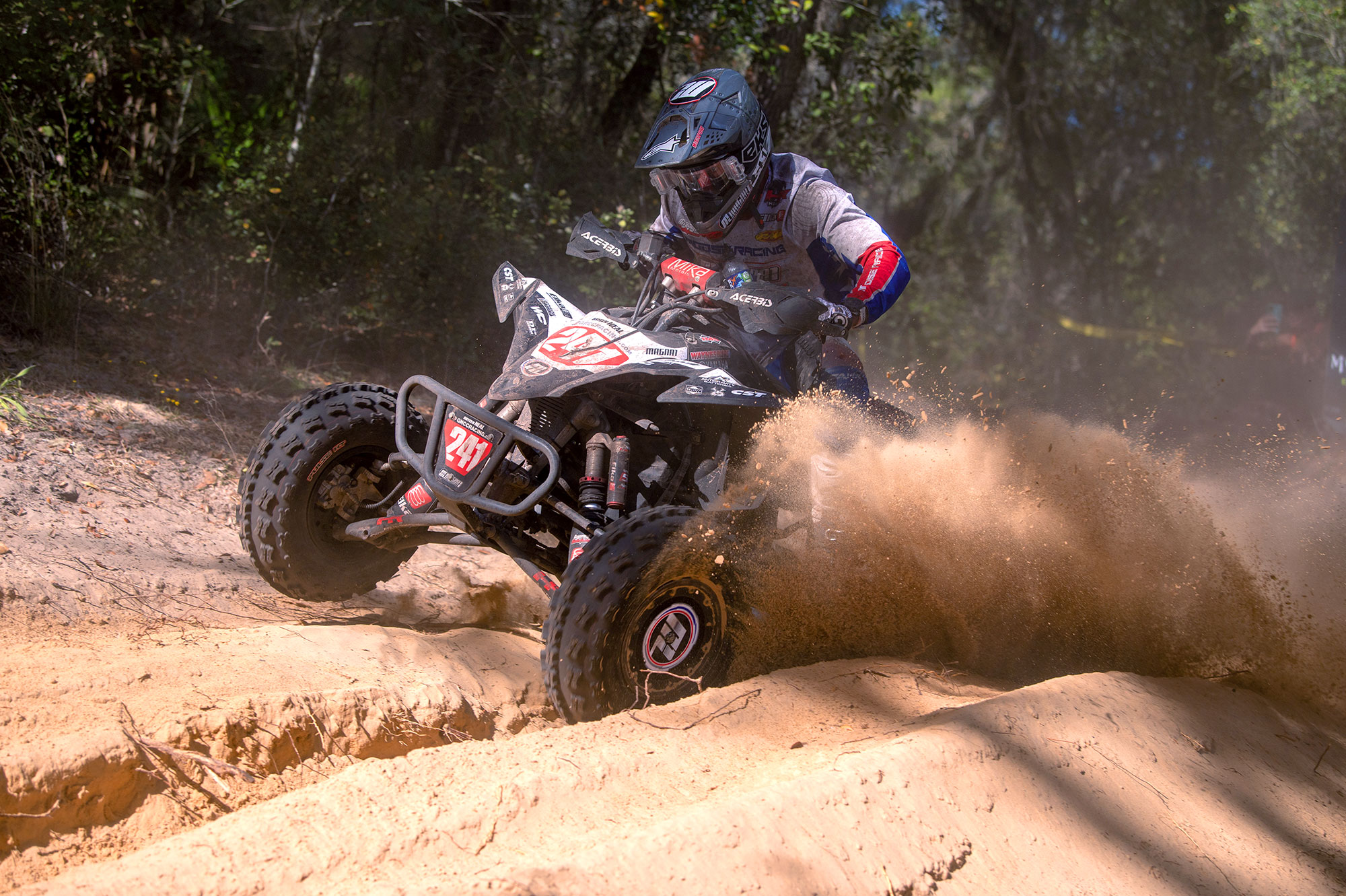 Brycen Neal racing his ATV