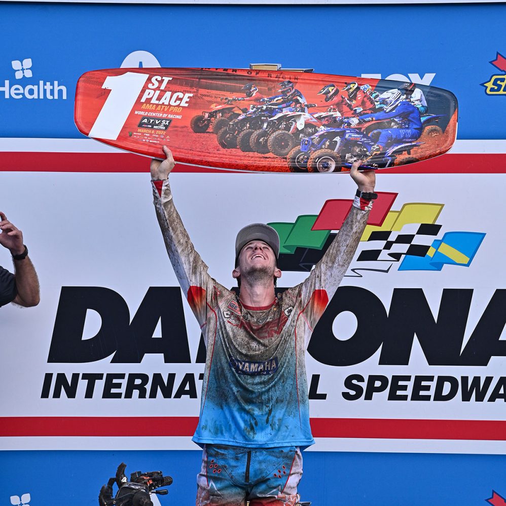 Hetrick Wins ATV MX KickOff at Daytona Intl. Speedway CST Tires USA