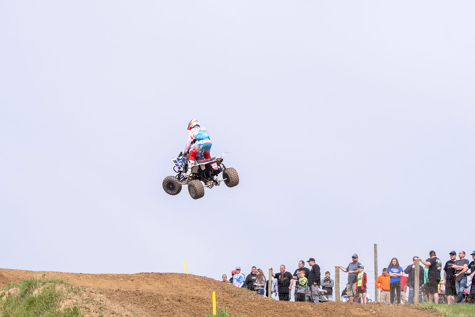 ATV racer in the air